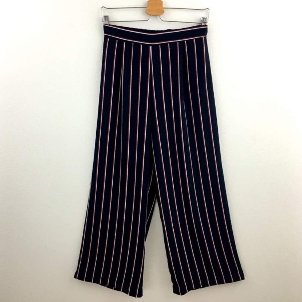Pull & Bear | Wide Leg Striped Pants
